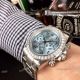 Fake Rolex Daytona Stainless Steel Iced Blue Watch with Diamond Bezel (2)_th.jpg